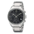  Shop Authentic Calvin Klein Masculine Chronograph Black Dial Silver Steel Strap Watch for Men - K2H27104 - Luxxuri