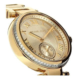 Shop Authentic Michael Kors Skylar Gold Dial Gold Steel Strap Watch for Women - MK5867 - Luxxuri