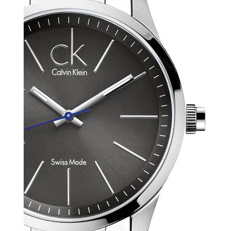  Shop Authentic Calvin Klein Bold Grey Dial Silver Steel Strap Watch for Men - K2241107 - Luxxuri