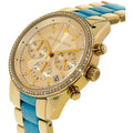  Shop Authentic Michael Kors Ritz Gold Dial Two Tone Steel Strap Watch for Women - MK6328 - Luxxuri