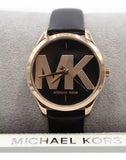  Shop Authentic Michael Kors Jaycie Quartz Black Dial Black Leather Strap Watch for Women - MK2860 - Luxxuri