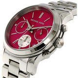  Shop Authentic Michael Kors Runway Chronograph Pink Dial Silver Steel Strap Watch for Women - MK6160 - Luxxuri
