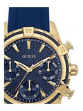  Shop Authentic Guess Catalina Blue Gold Tone Blue Silicone Strap Watch For Women - W0562L2 - Luxxuri