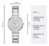  Shop Authentic Guess Montage Quartz Silver Dial Silver Steel Strap Watch For Women - GW0588L2 - Luxxuri