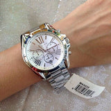  Shop Authentic Michael Kors Bradshaw Silver Dial Silver Steel Strap Watch for Men - MK5535 - Luxxuri