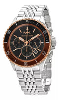  Shop Authentic Michael Kors Bayville Chronograph Black Dial Silver Steel Strap Watch For Men - MK8725 - Luxxuri