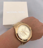  Shop Authentic Michael Kors Runway Gold Dial Gold Steel Strap Watch for Women - MK5473 - Luxxuri