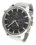  Shop Authentic Tommy Hilfiger Harrison Quartz Grey Dial Silver Mesh Bracelet Watch for Men - 1790877 - Luxxuri