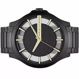  Shop Authentic Armani Exchange Hampton Chronograph Black Dial Black Steel Strap Watch For Men - AX2192 - Luxxuri