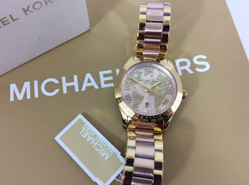  Shop Authentic Michael Kors Layton Rose Gold Dial Gold Stainless Steel Strap Watch for Women - MK6476 - Luxxuri