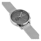  Shop Authentic Tommy Hilfiger Chase Quartz Grey Dial Silver Mesh Bracelet Watch For Men - 1791484 - Luxxuri