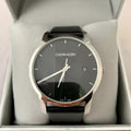  Shop Authentic Calvin Klein City Quartz Black Dial Black Leather Strap Watch for Men - K2G2G1C1 - Luxxuri