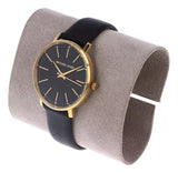  Shop Authentic Michael Kors Pyper Black Dial Black Leather Strap Watch For Women - MK2747 - Luxxuri