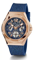  Shop Authentic Guess Asteria Multifunction Blue Dial Blue Rubber Strap Watch For Women - GW0620L3 - Luxxuri