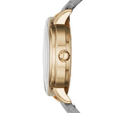 Shop Authentic Marc Jacobs Fergus Grey Dial Grey Leather Strap Watch for Women - MBM8654 - Luxxuri