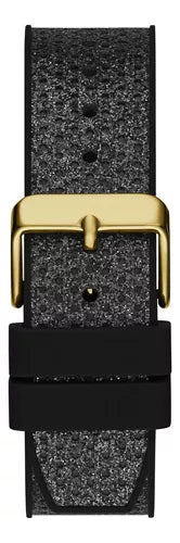  Shop Authentic Guess Asteria Multifunction Gold Dial Black Rubber Strap Watch For Women - GW0620L2 - Luxxuri