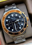  Shop Authentic Fossil FB-03 Chronograph Black Dial Silver Steel Strap Watch for Men - FS5768 - Luxxuri
