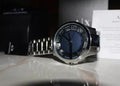  Shop Authentic Armani Exchange Hampton Chronograph Blue Dial Silver Steel Strap Watch For Men - AX2178 - Luxxuri