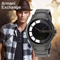  Shop Authentic Armani Exchange Hampton Chronograph Black Dial Black Steel Strap Watch For Men - AX2189 - Luxxuri