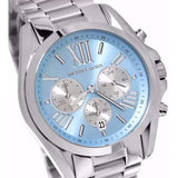  Shop Authentic Michael Kors Bradshaw Chronograph Blue Dial Silver Steel Strap Watch For Women - MK6099 - Luxxuri