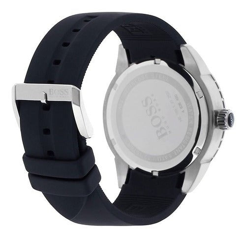  Shop Authentic Hugo Boss Volane Grey Dial Black Silicone Strap Watch for Men - 1513953 - Luxxuri