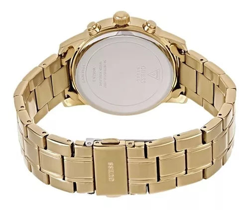  Shop Authentic Guess Mini Sunrise Diamonds Silver Dial Gold Steel Strap Watch for Women - W0623L3 - Luxxuri