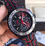  Shop Authentic Tag Heuer Formula 1 Ayrton Senna Limited Edition Black Dial Two Tone Rubber Strap Watch for Men - CAZ1019.FT8027 - Luxxuri