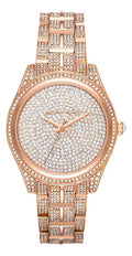  Shop Authentic Michael Kors Lauryn Crystals Rose Gold Dial Rose Gold Steel Strap Watch For Women - MK3931 - Luxxuri