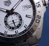  Shop Authentic Tag Heuer Formula 1 Calibre 6 Automatic White Dial Silver Steel Strap Watch for Men - WAZ2013.BA0842 - Luxxuri