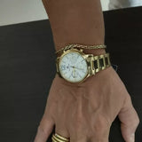  Shop Authentic Tommy Hilfiger Claudia White Dial Gold Steel Strap Watch for Women - 1781742 - Luxxuri