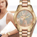  Shop Authentic Michael Kors Layton Rose Gold Dial Gold Stainless Steel Strap Watch for Women - MK6476 - Luxxuri