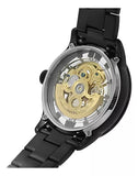  Shop Authentic Fossil Townsman Automatic Skeleton Black Dial Black Steel Strap Watch for Men - ME3197 - Luxxuri