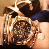  Shop Authentic Michael Kors Bradshaw Black Dial Rose Gold Steel Strap Watch for Women - MK5854 - Luxxuri