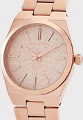  Shop Authentic Michael Kors Channing Quartz Rose Gold Dial Rose Gold Steel Strap Watch For Women - MK6624 - Luxxuri