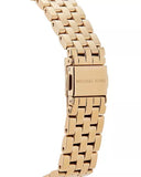  Shop Authentic Michael Kors Mini Darci Quartz Black Dial Gold Steel Strap Watch For Women - MK3738 - Luxxuri