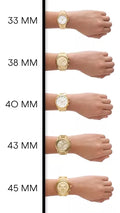 Michael Kors Runway Gold Dial Gold Steel Strap Watch For Women - MK4732