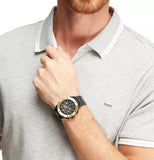  Shop Authentic Michael Kors Lennox Chronograph Black Dial Black Steel Strap Watch For Men - MK8941 - Luxxuri