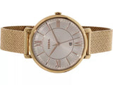  Shop Authentic Fossil Jacqueline Mother of Pearl White Dial Gold Mesh Strap Watch for Women - ES4352 - Luxxuri