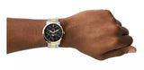  Shop Authentic Fossil Neutra Moonphase Multifunction Black Dial Two Tone Steel Strap Watch for Men - FS5906 - Luxxuri