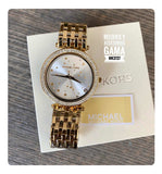  Shop Authentic Michael Kors Darci White Dial Gold Steel Strap Watch for Women - MK3727 - Luxxuri