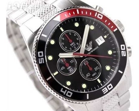  Shop Authentic Emporio Armani Chronograph Black Dial Silver Stainless Steel Watch For Men - AR5855 - Luxxuri