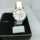  Shop Authentic Marc Jacobs Rock Chronograph White Dial White Silicone Strap Watch for Women - MBM2546 - Luxxuri