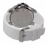  Shop Authentic Tommy Hilfiger Sport Black Dial White Rubber Strap Watch for Men - 1790986 - Luxxuri