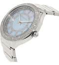  Shop Authentic Michael Kors Kerry Mother of Pearl Dial Silver Stainless Steel Strap Watch for Women - MK3395 - Luxxuri