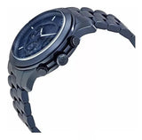  Shop Authentic Michael Kors Runway Chronograph Blue Dial Blue Steel Strap Watch For Men - MK8538 - Luxxuri