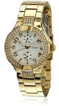  Shop Authentic Guess Mini Prism Diamonds White Dial Gold Steel Strap Watch for Women - W15072L1 - Luxxuri