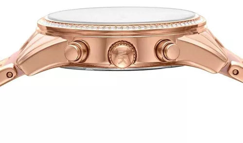  Shop Authentic Michael Kors Ritz Chronograph Mother of Pearl White Dial Two Tone Steel Strap Watch For Women - MK6769 - Luxxuri