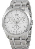  Shop Authentic Tissot T Classic Couturier Chronograph White Dial Silver Steel Strap Watch For Men - T101.617.11.031.00 - Luxxuri