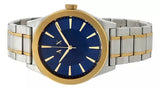  Shop Authentic Armani Exchange Nico Quartz Blue Dial Two Tone Steel Strap Watch For Men - AX2332 - Luxxuri
