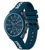  Shop Authentic Hugo Boss Velocity Chronograph Blue Dial Blue Rubber Strap Watch For Men - 1514061 - Luxxuri